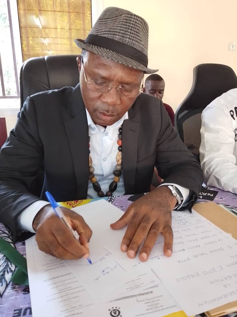Présidentielle du 12 octobre 2025 : formation des scrutateurs du RDPC à Oveng — S.M. Ezo’o Blaise pilote avec maestria cette importante activité de terrain