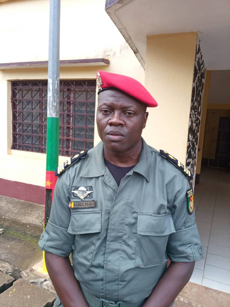 Dja et Lobo : Le chef d’escadron Manga Fouda, commandant de compagnie de Sangmélima, veille à la sécurité durant le scrutin présidentiel