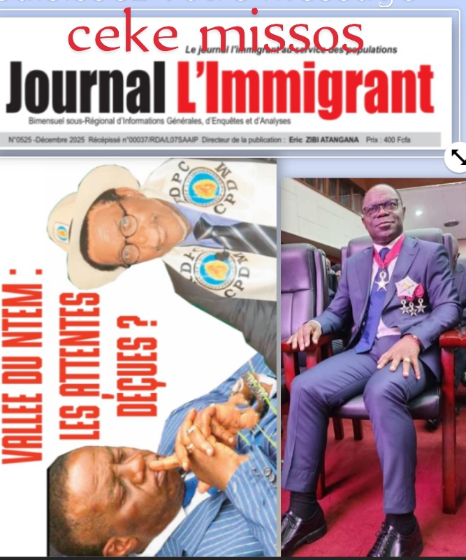 CEKE MISSOS   Cameroun : Jean Kuete, Secrétaire Général du comité central du RDPC, traduit le Nouveau Président du Conseil Régional du Sud, Éric Gervais Ndo au Conseil de Discipline*