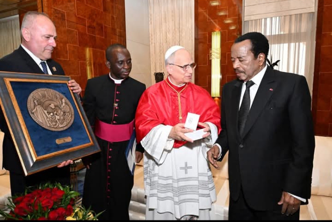 CAMEROUN : Léon XIV à Etoudi SON  MESSAGE EN 5 PHRASES .